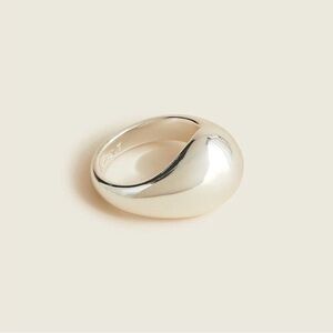 NWT J. Crew Sculptural Orb Ring Silver